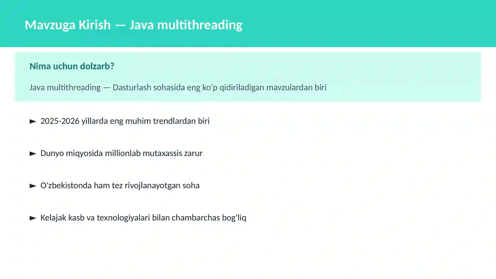 Java multithreading 2