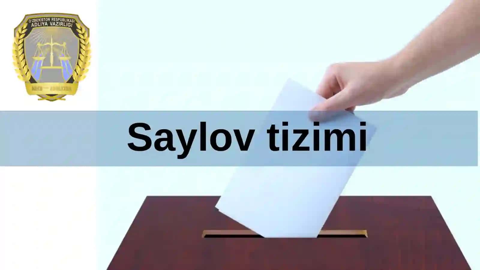 Saylov tizimi 2