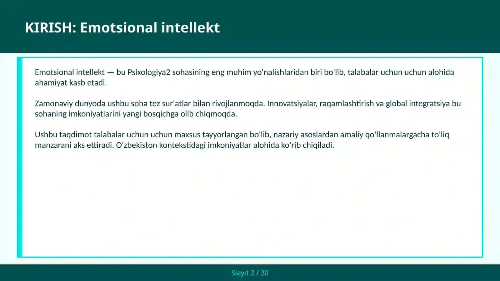 Emotsional Intellekt 2