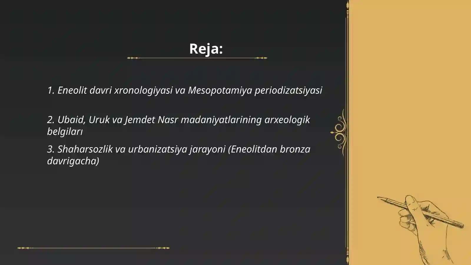 Mesopotamiyaning Eneolit va bronza davri arxeologiyasi 2