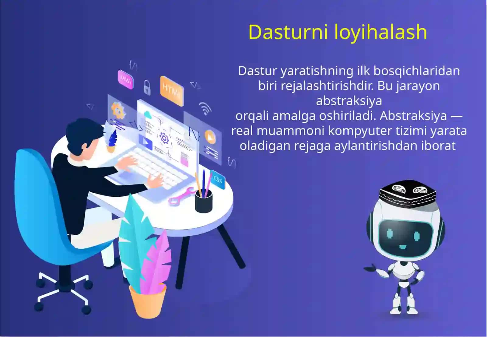Dasturni sinovdan o‘tkazish va debaglash 2