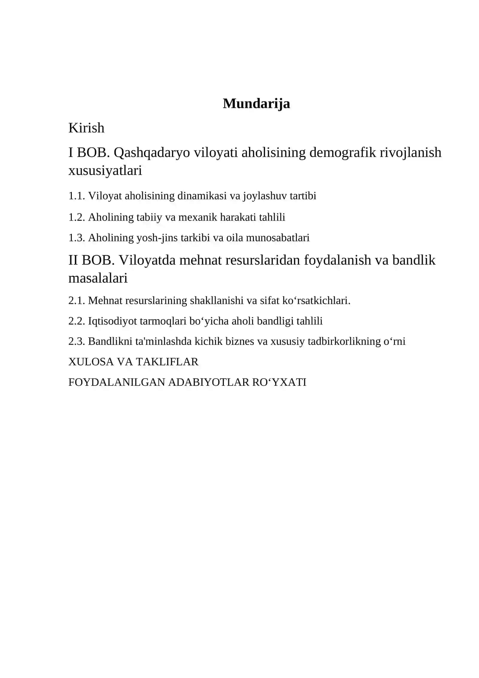 qashqadaryo viloyati aholisi va mehnat resurslari 2