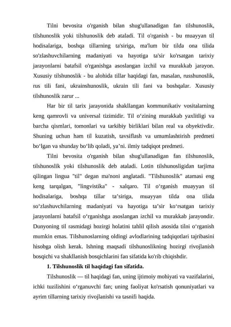 XX XXI ASRLAR TILSHUNOSLIGINING ZAMONAVIY YO'NALISHLARI 2