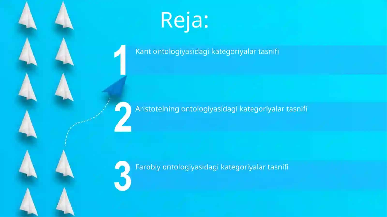 Kant ontologiyasidagi kategoriyalar tasnifi 2