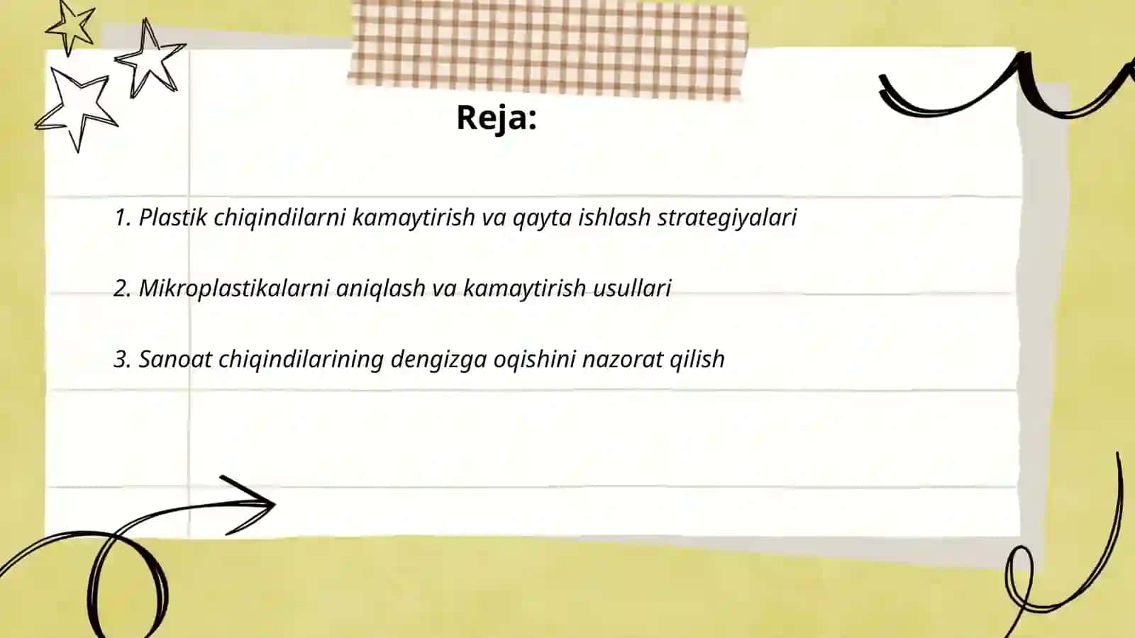 Okean ifloslanishini kamaytirish 2