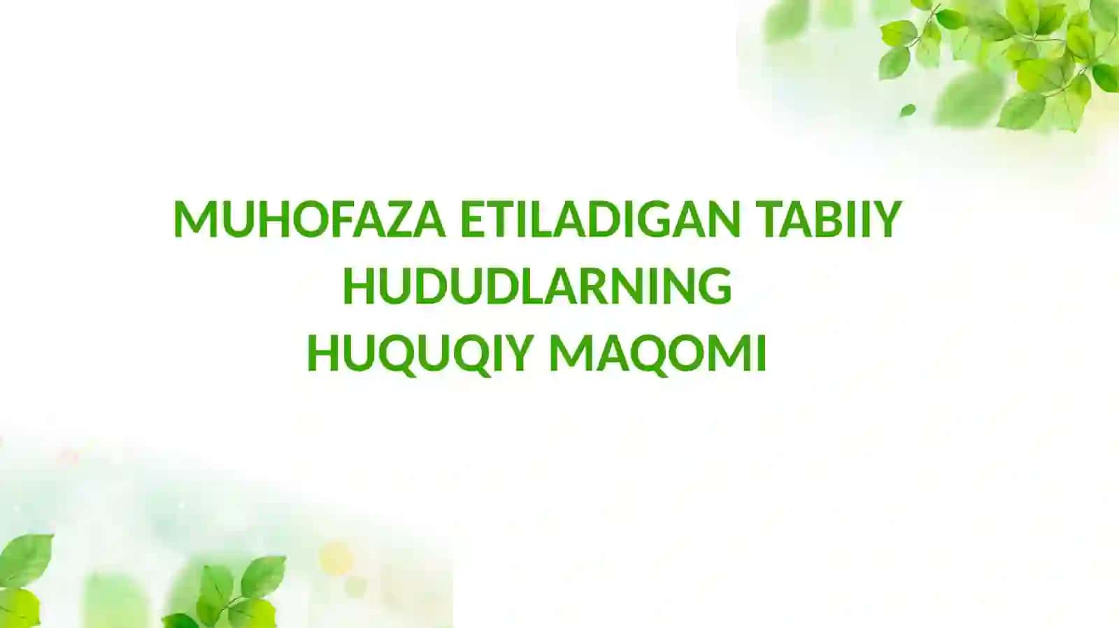 EKOLOGIYA HUQUQI 2