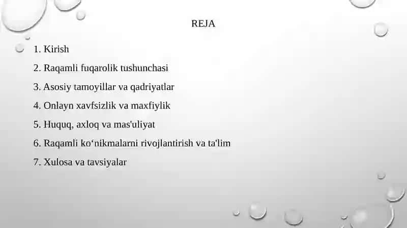 Raqamli fuqarolik (Digital Citizenship) 2