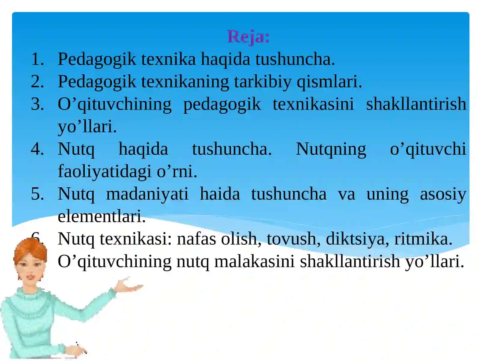 Pedagogik texnika haqida tushuncha 2