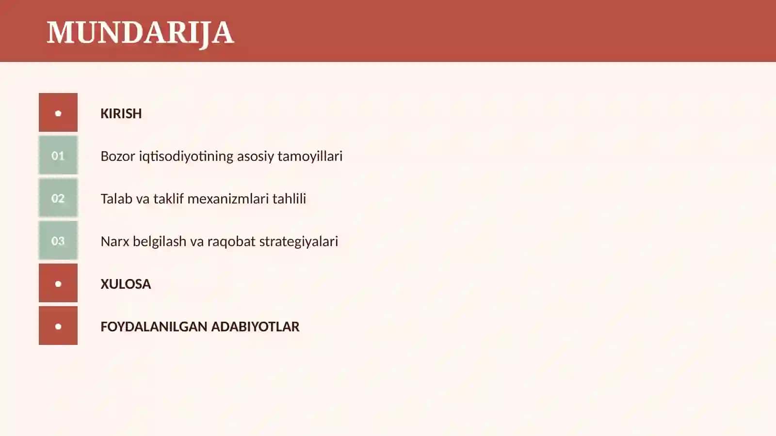BOZOR IQTISODIYOTI 2