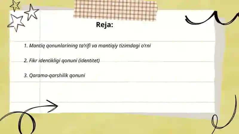 Mantiq qonunlari va ularning ahamiyati 2