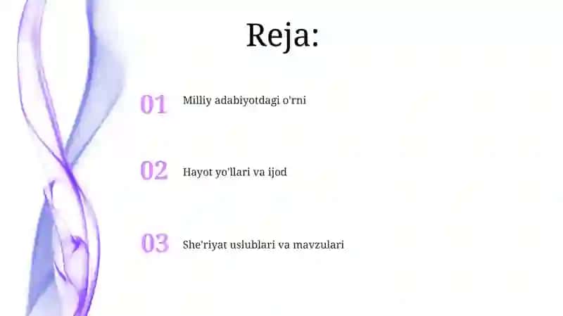Abdulla Oripovning Ijodiy merosi 2