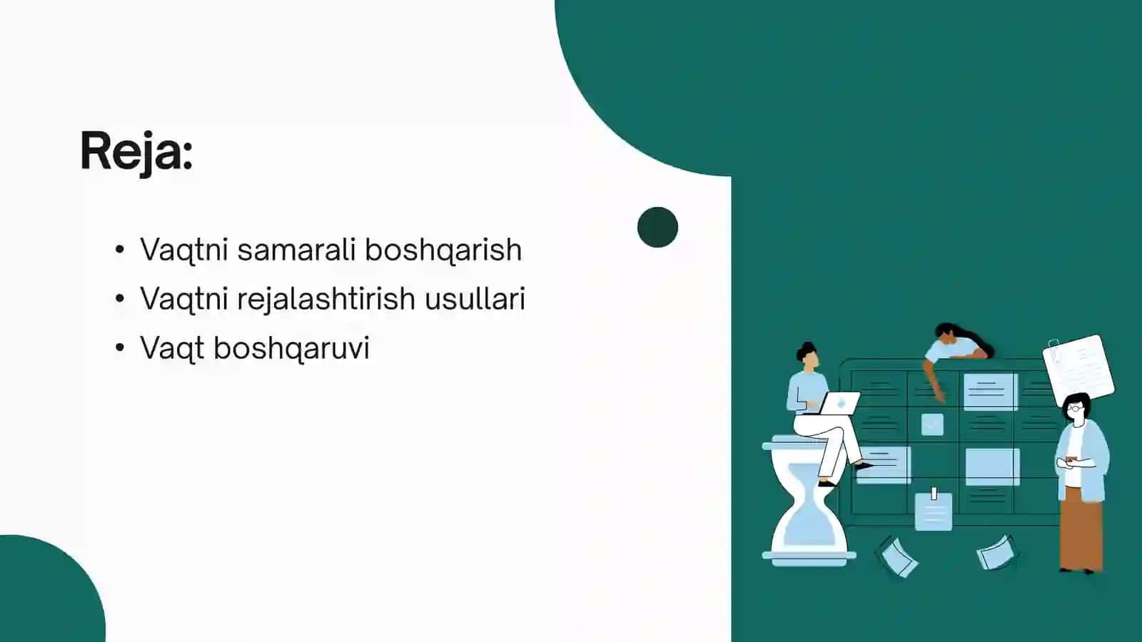 Vaqtni Boshqarish 2