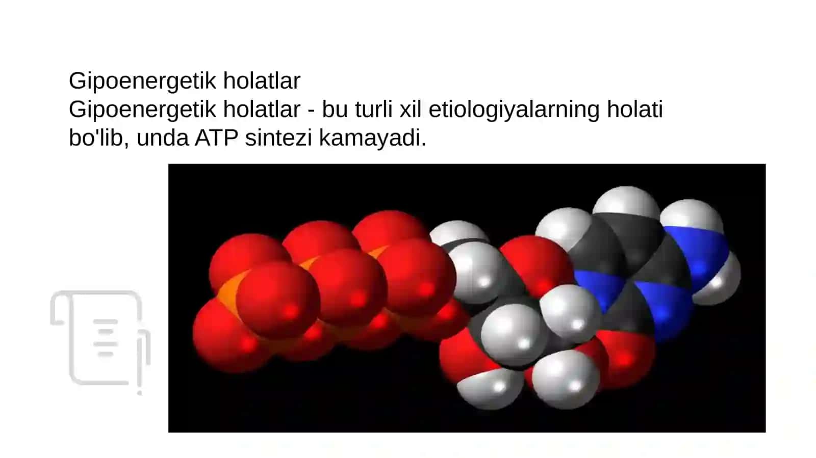 Gipoenergetik holatlar 2