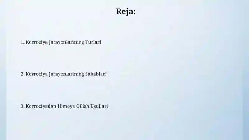 Korroziya Jarayonlarining Turlari 2