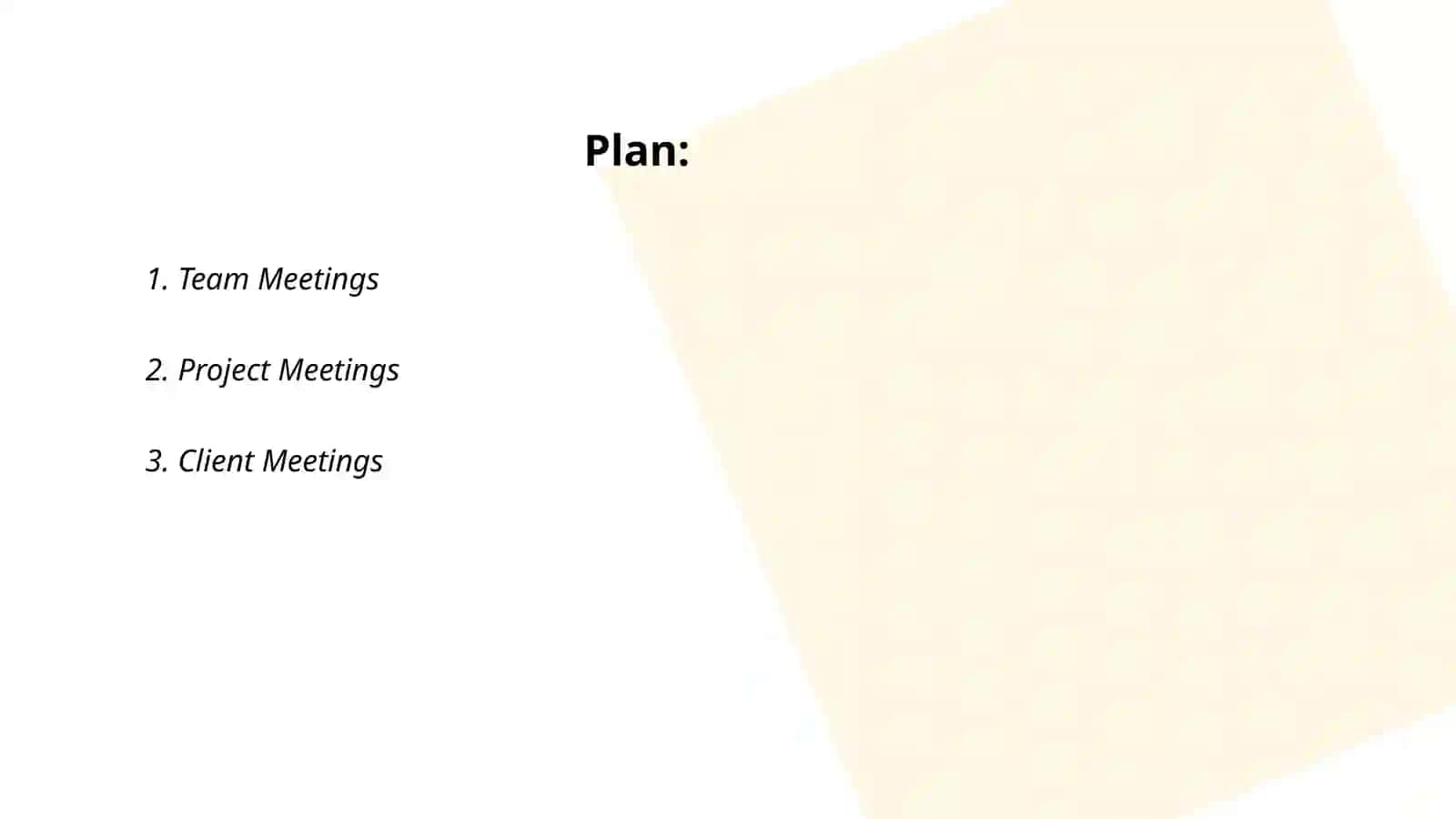 Types of meetings 2