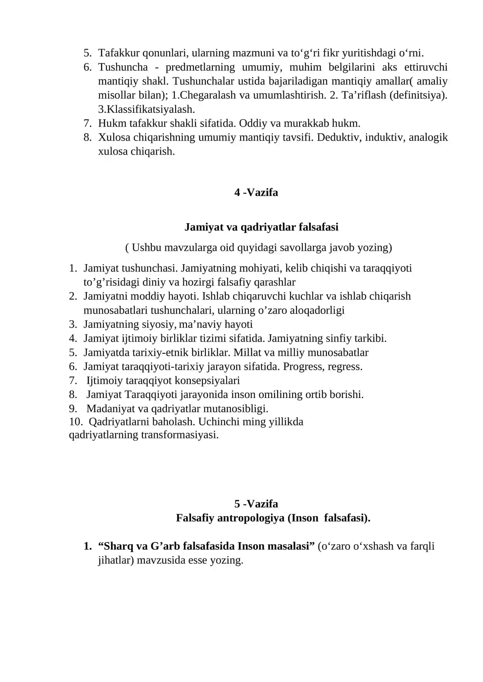 FALSAFA FANIDAN 2 - KREDIT TOPSHIRIG’I 2