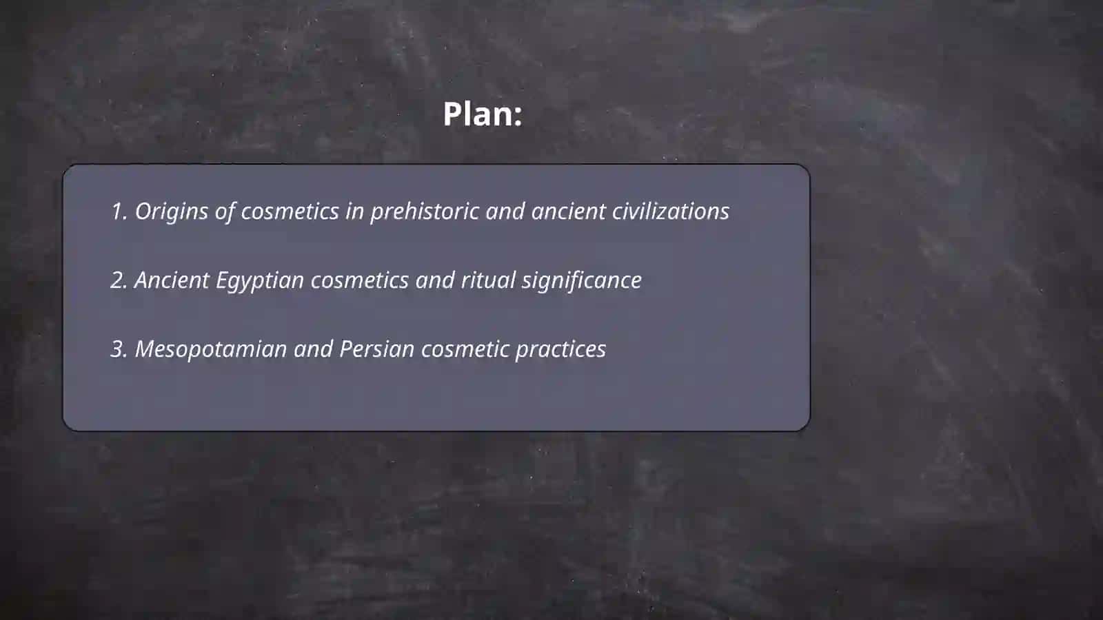 The history of cosmetics 2