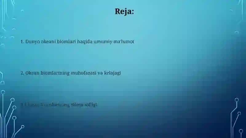 Dunyo okeani biomlari 2