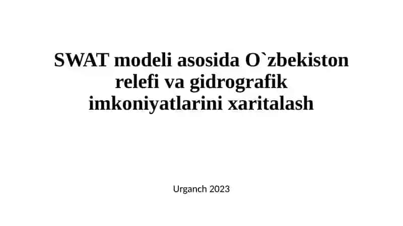 RAQAMLI TUPROQ KARTOGRAFIYASI 2
