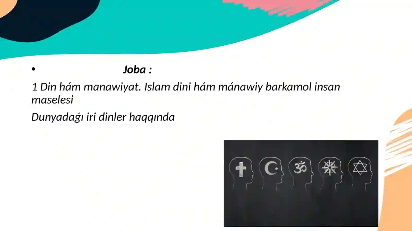 Áyyemgi dinlerdiń mánisi 2