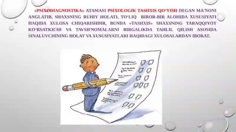PSIXODIAGNOSTIKAVA EKSPERIMENTAL PSIXOLOGIYA FANSIFATIDA 2