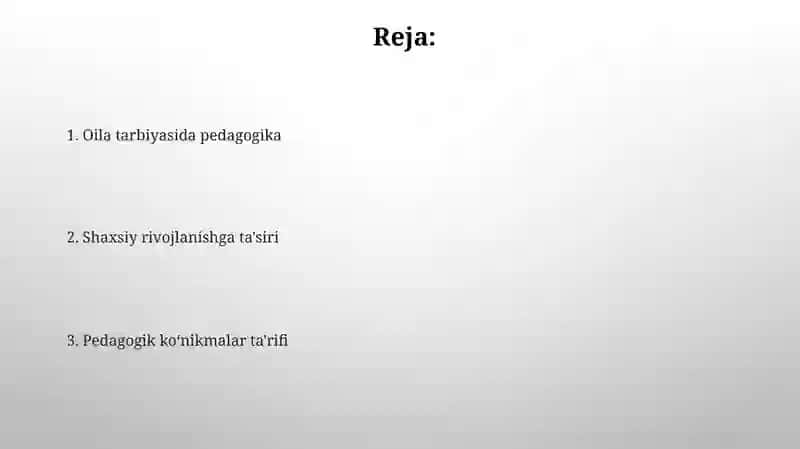Oila pedagogikasi 2