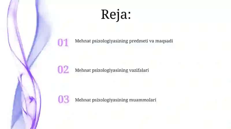 Mehnat psixologiyasi 2
