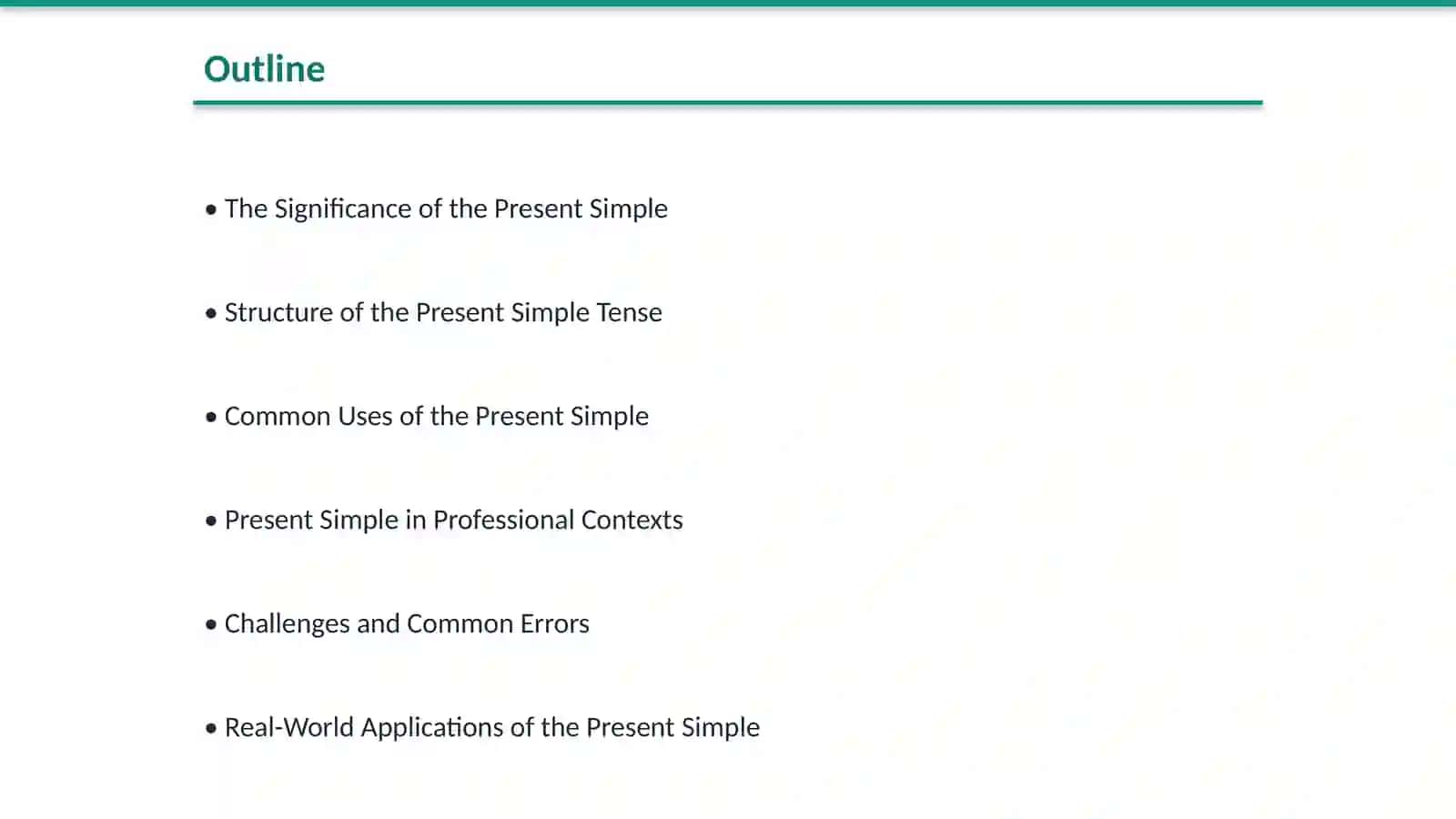 Mastering the Present Simple Tense 2
