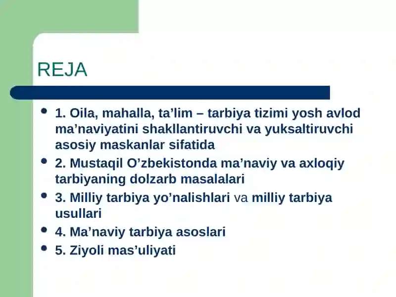 Ma’naviy va axloqiy tarbiya tizimi 2