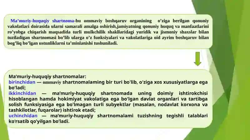 MA’MURIY SHARTNOMA 2