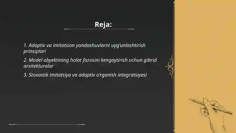 Adaptiv va imitatsion yondashuvlarni uyg‘unlashtirish prinsiplari 2