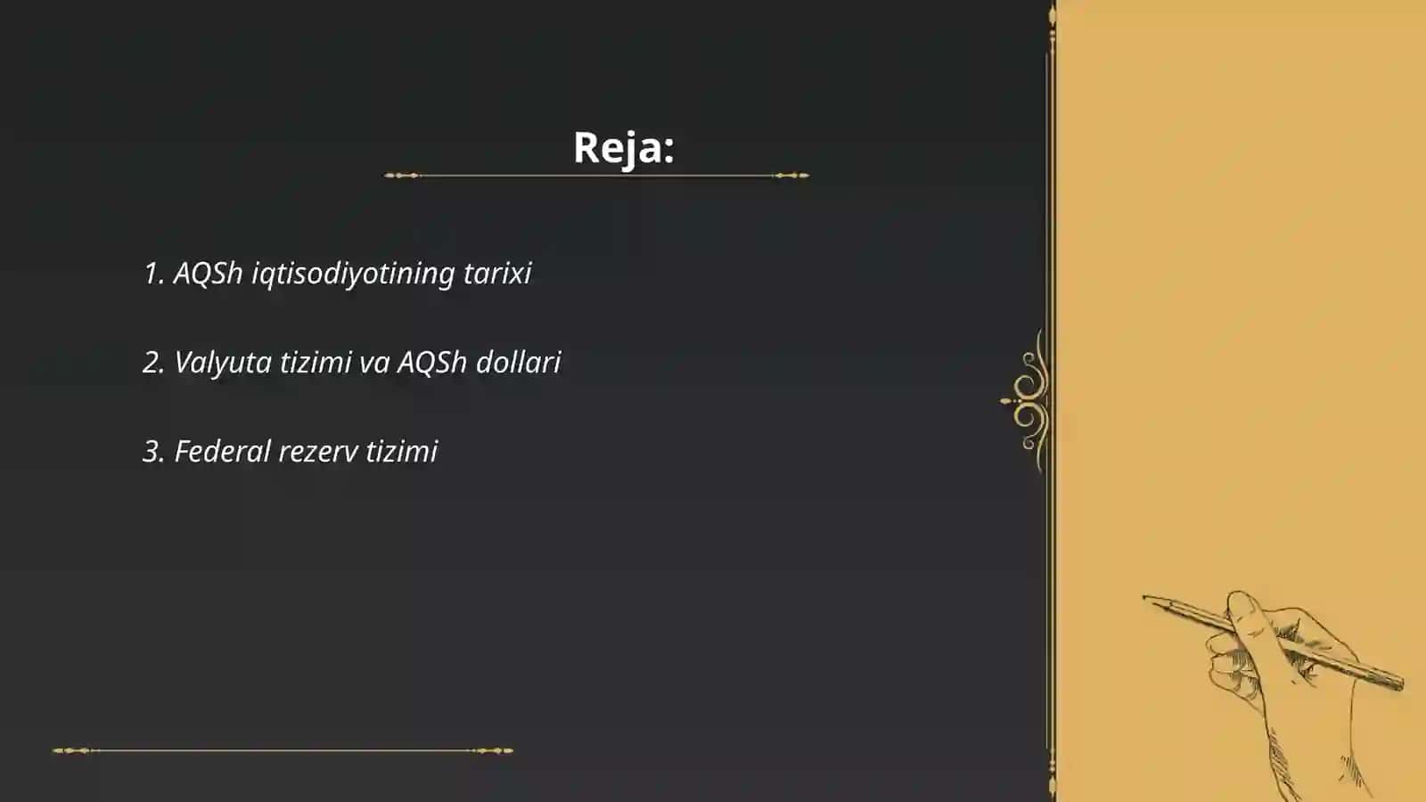 AQSh iqtisodiyotining tarixi 2