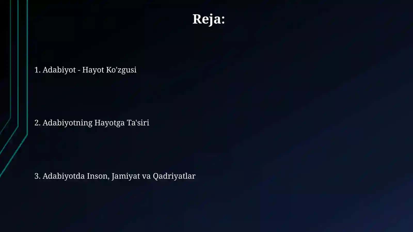 Adabiyotning Hayotga Ta'siri 2