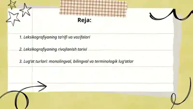 Leksikografiya haqida umumiy maʼlumot 2