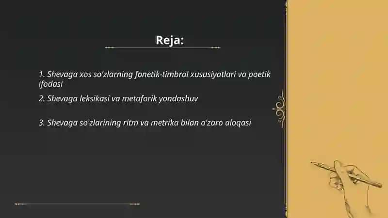 Shevaga xos so'zlarning lingvopoetik qirralari 2