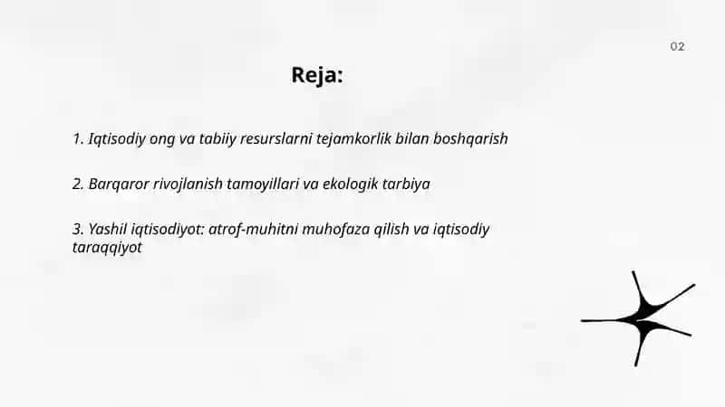 Iqtisodiy tarbiya 2