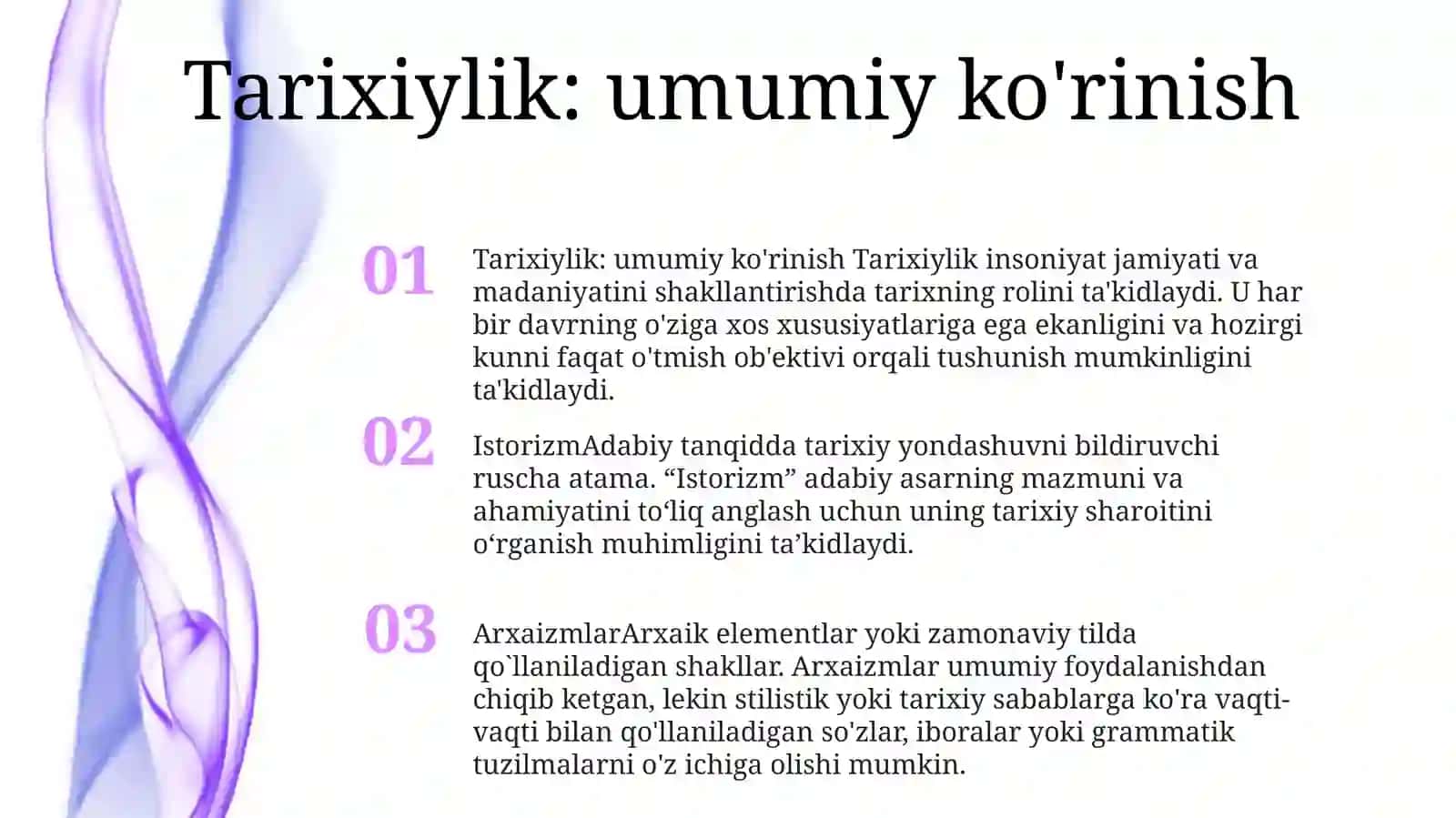 Istorizm Va Arxaizmlar 2