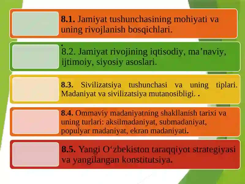 Jamiyat falsafasi 2