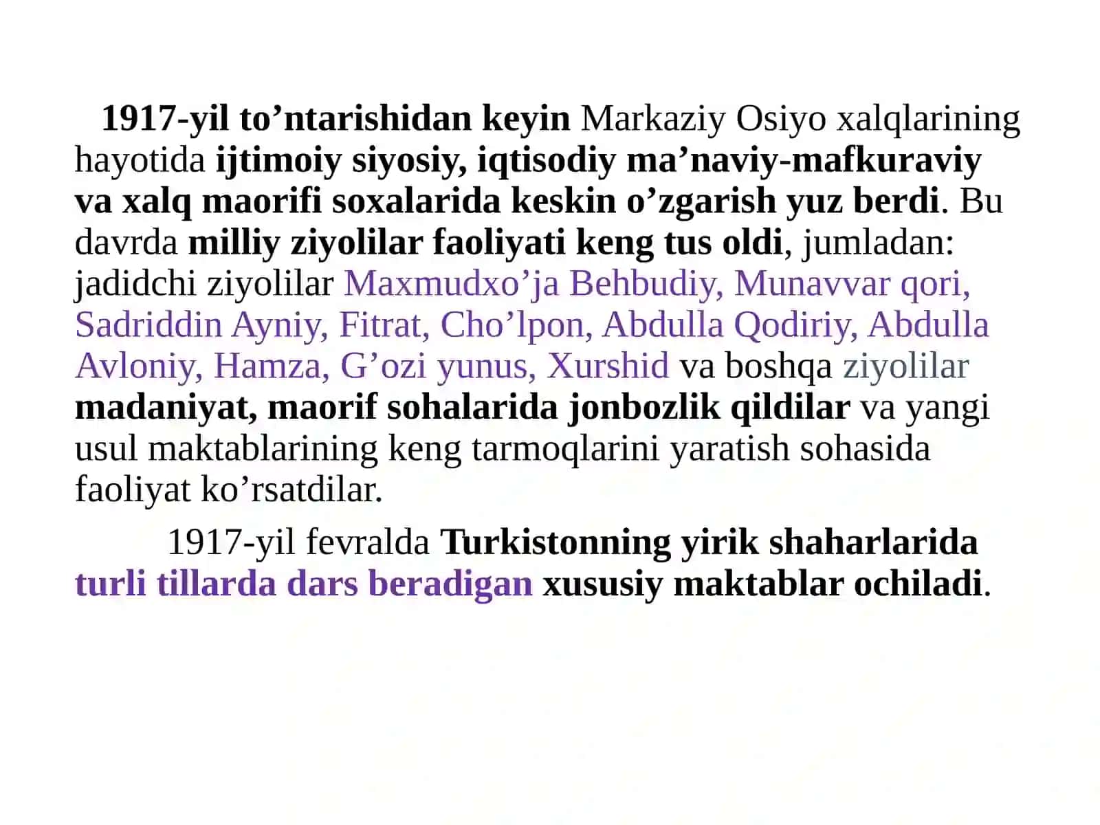 O'zbekiston ta'lim va ma'orif oliyalari (1917-1924) 2