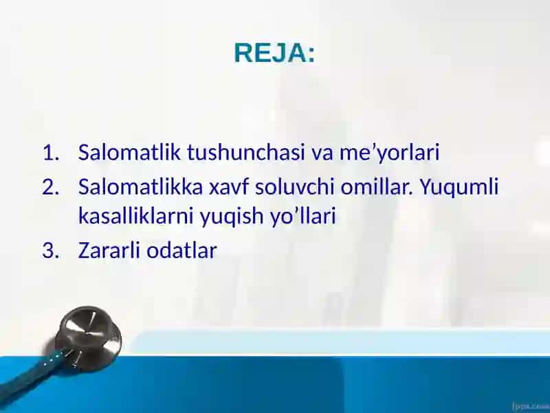 Salomatlik va kasalliklarda individual farqlar 2
