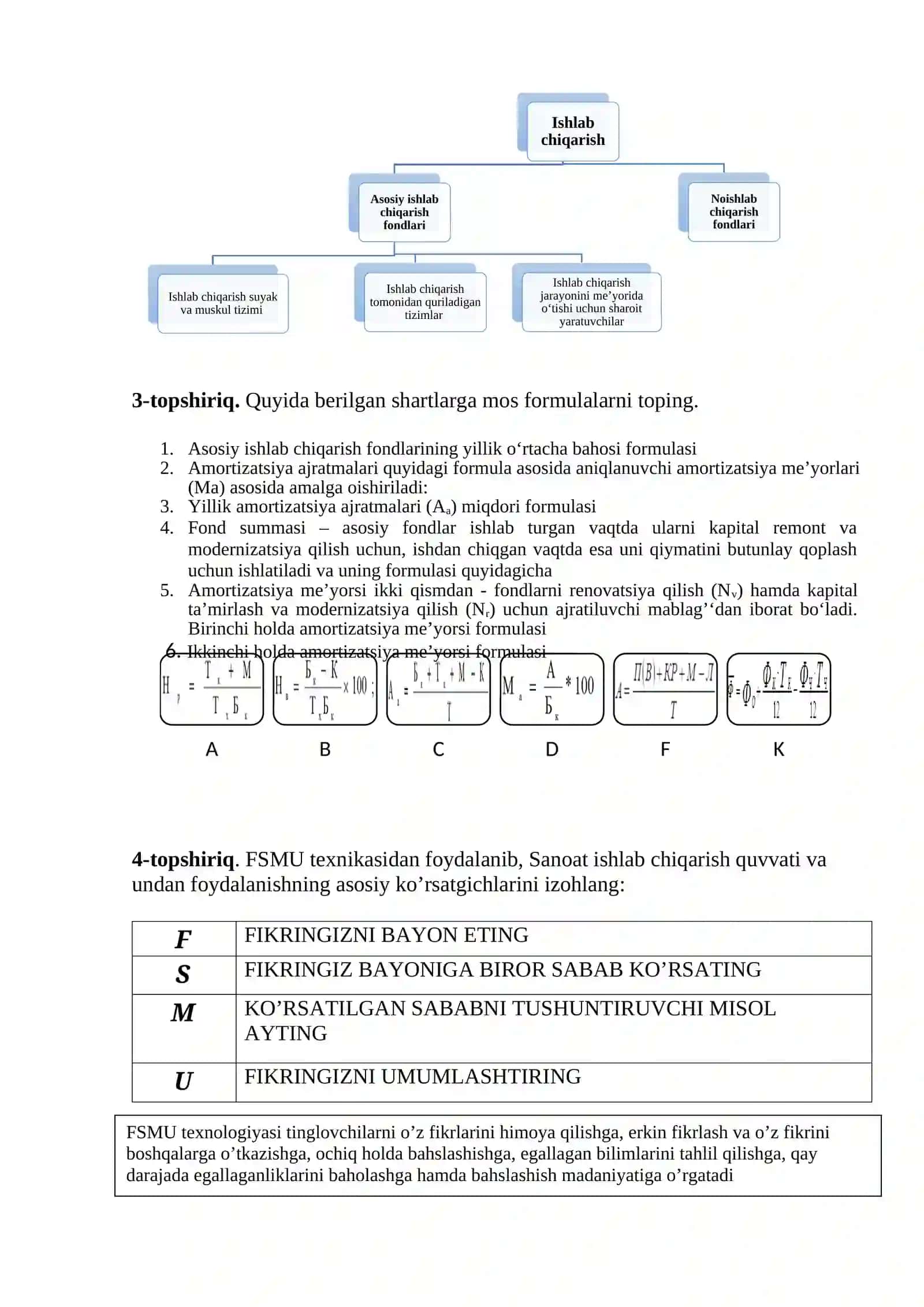 KORXONANING ASOSIY FONDLARI 2