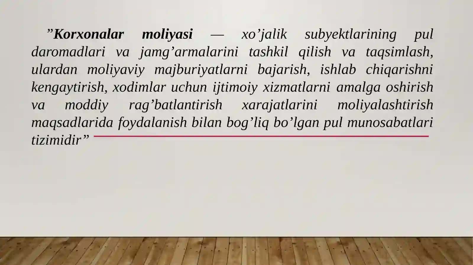 DAVLAT KORXONALARI VA TASHKILOTLARIMOLIYASI 2