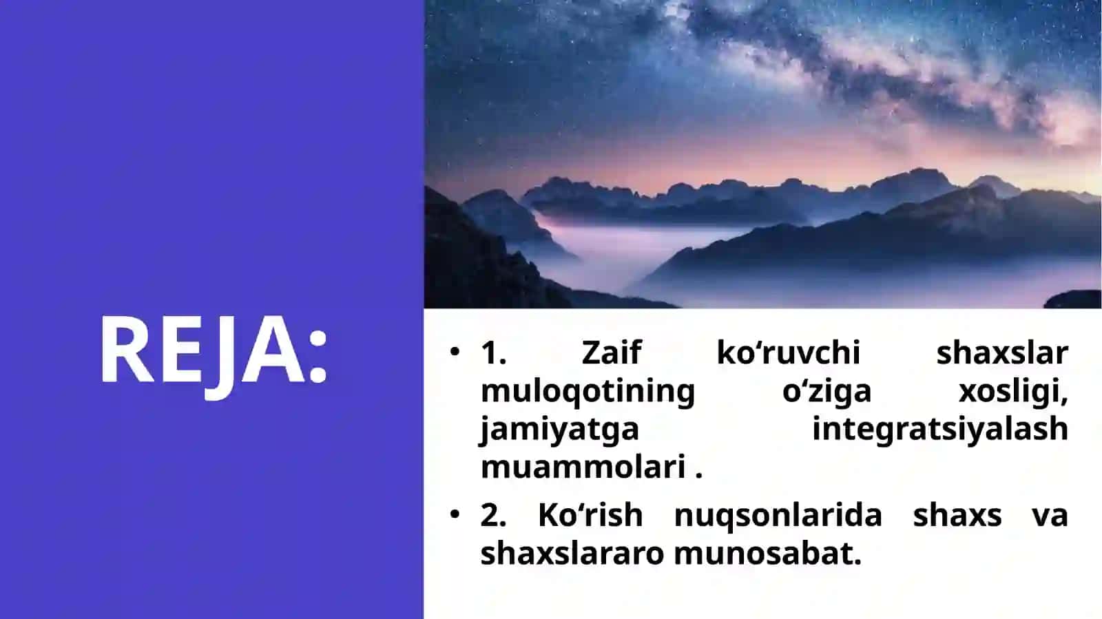 Ko‘rish nuqsonlarida shaxs va shaxslararo munosabat xususiyatlari 2