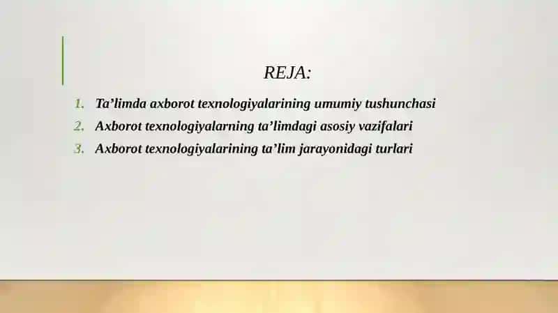 Axborot texnologiyalarning taʼlimdagi oʻrni 2