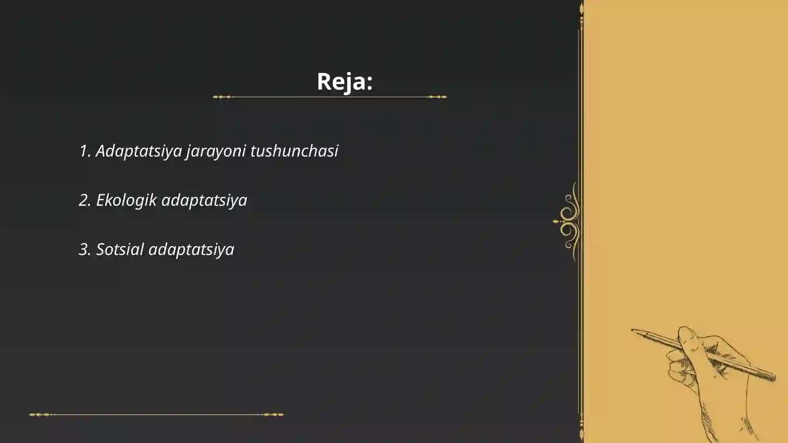 Adaptasiya jarayoni va uning bosqichlari 2