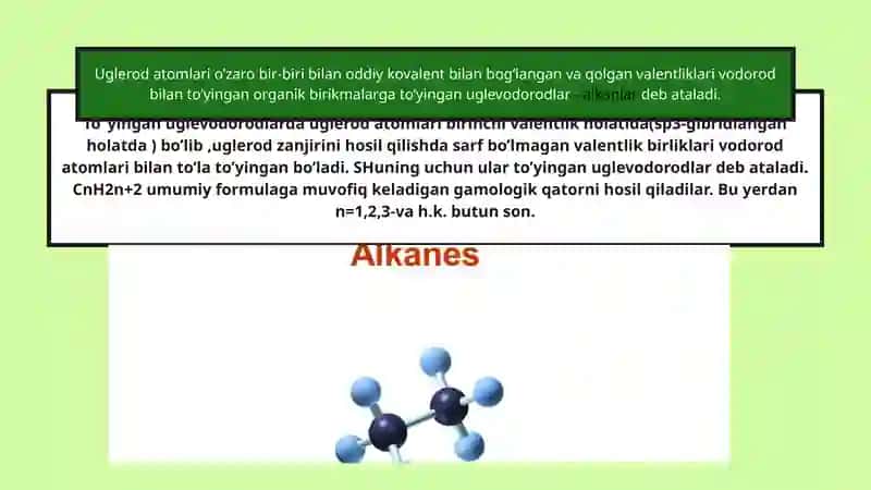To’yingan Uglevodorodlar 2