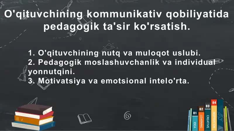 Kommunikativ qobiliyat va pedagogik ta'sir 2