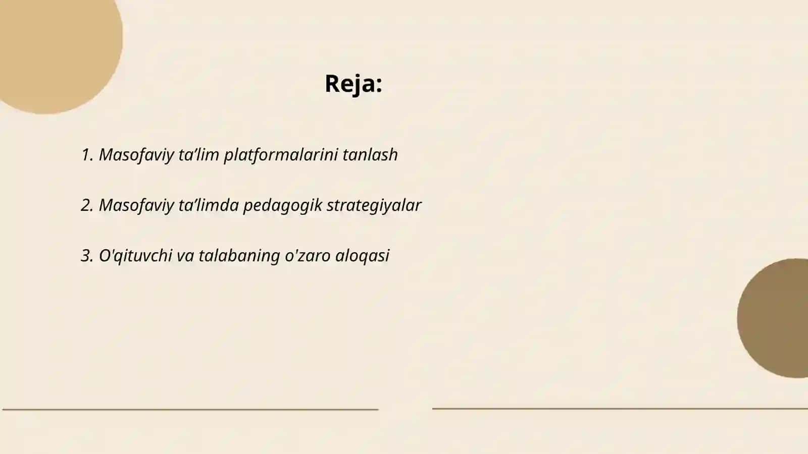 Masofaviy ta’lim platformalarini tanlash 2