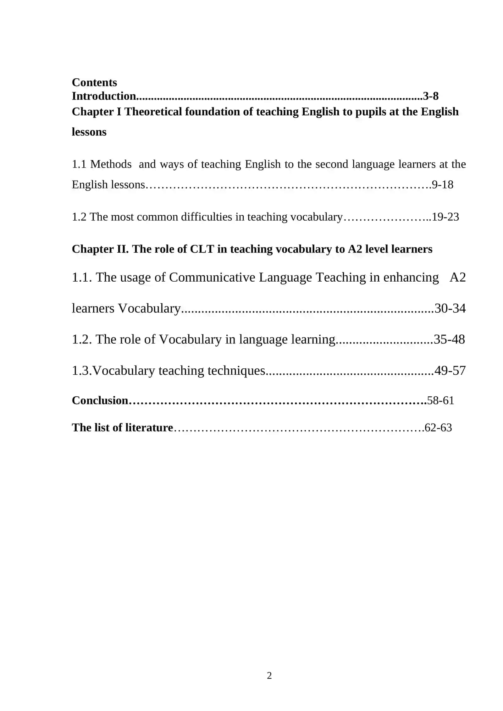 Development of creative abilities in teaching English 2