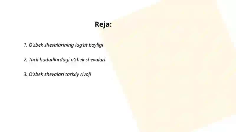Oʻzbek shevalari leksikografiyasi 2